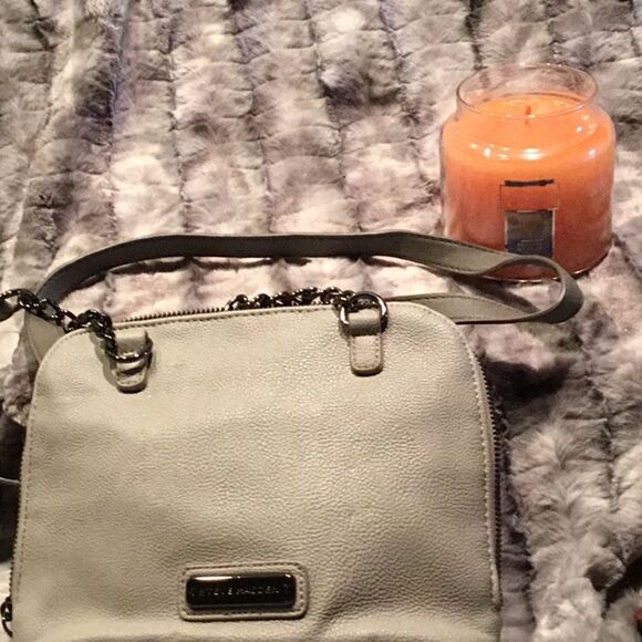 Steve Madden Gray Faux Leather Crossbody Bag - Picture 3 of 7